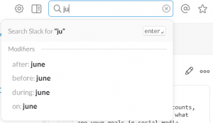 Search Slack for