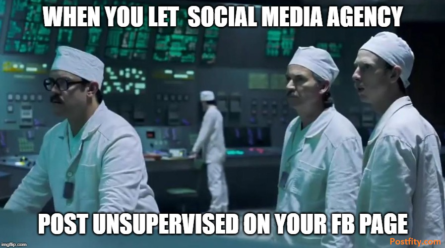 social media chernobyl meme postfity