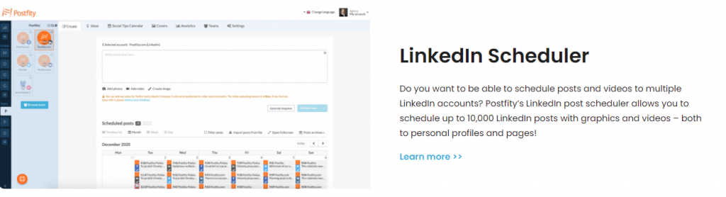 sprout social alternatives for Linkedin 