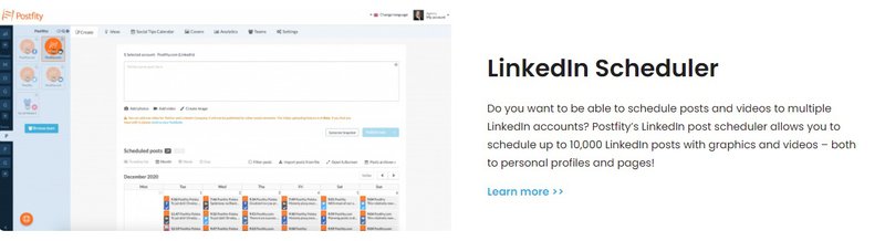 Postfity MeetEdgar alternative LinkedIn Scheduler