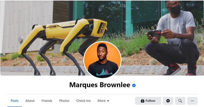Marques Brownlee Facebook Profile