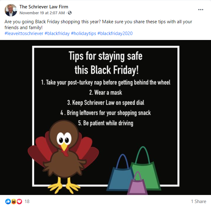 post idea for facebook black friday