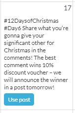 12 days of christmas social media post template 6