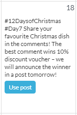 12 days of christmas social media post template 7