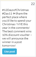 12 days of christmas social media post template 11