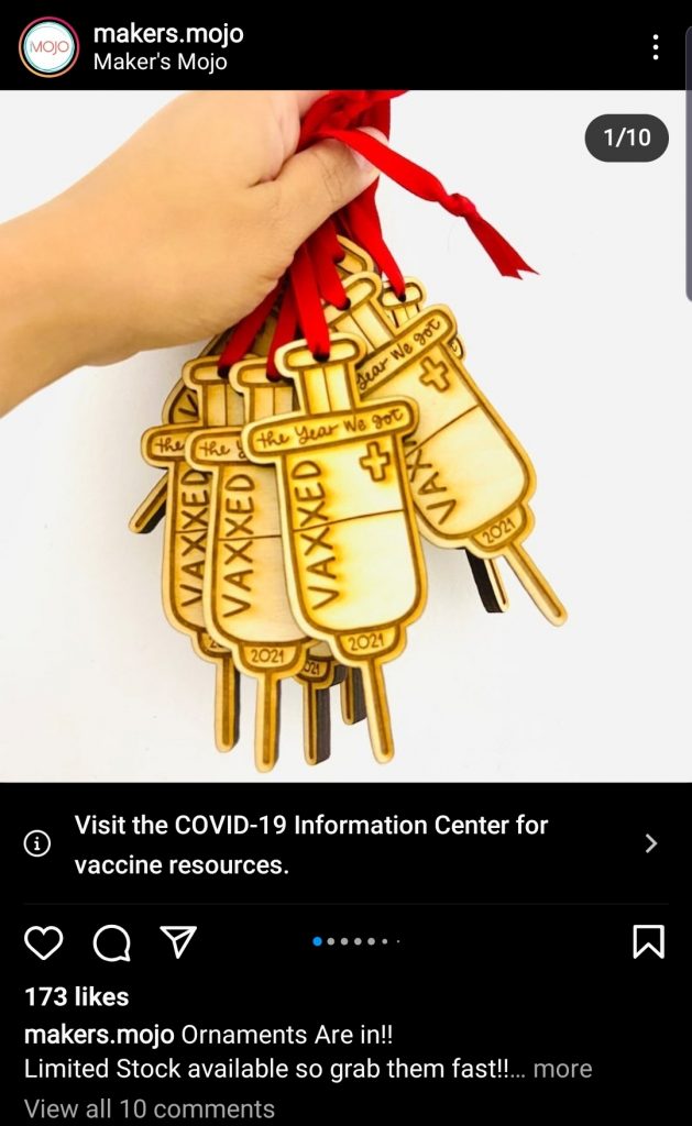 Christmas ideas for posts: Controversial ornaments from @makers.mojo